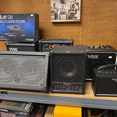 image of guitar amplifiers for sale from WestSide Music